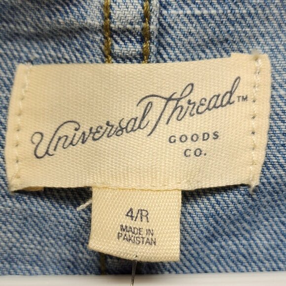 Universal Thread Womens Denim Jumpsuit Overalls Size 4/Regular - Picture 2 of 7